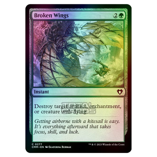 Magic The Gathering - Commander Masters - Broken Wings - 0277 (Foil)