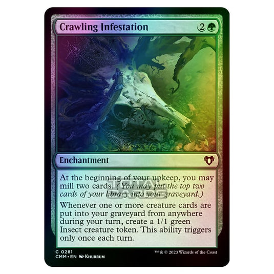 Magic The Gathering - Commander Masters - Crawling Infestation - 0281 (Foil)