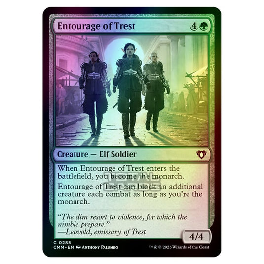 Magic The Gathering - Commander Masters - Entourage of Trest - 0285 (Foil)