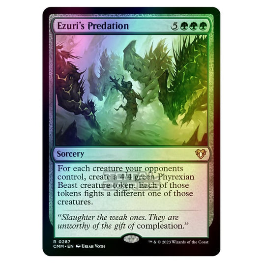 Magic The Gathering - Commander Masters - Ezuri's Predation - 0287 (Foil)