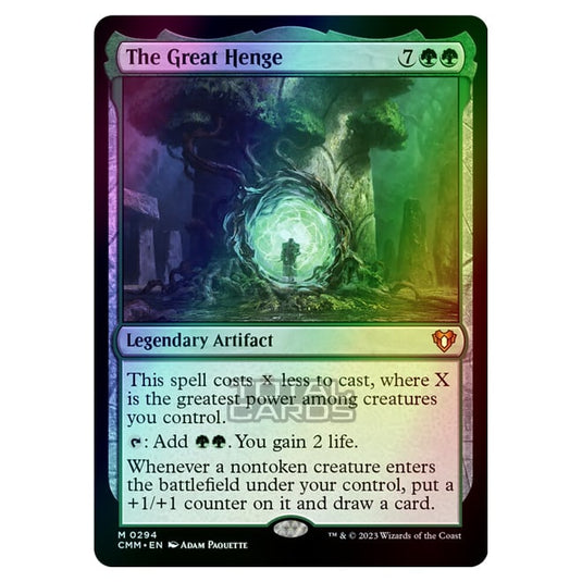 Magic The Gathering - Commander Masters - The Great Henge - 0294 (Foil)