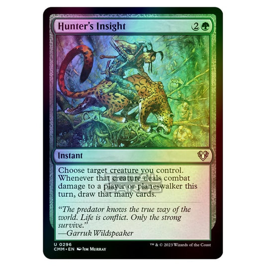 Magic The Gathering - Commander Masters - Hunter's Insight - 0296 (Foil)