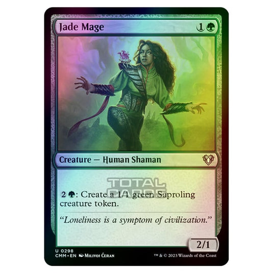 Magic The Gathering - Commander Masters - Jade Mage - 0298 (Foil)