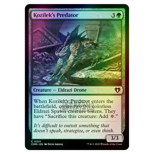 Magic The Gathering - Commander Masters - Kozilek's Predator - 0301 (Foil)