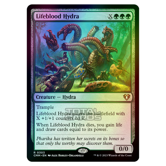 Magic The Gathering - Commander Masters - Lifeblood Hydra - 0303 (Foil)