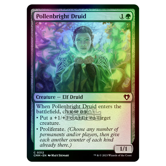 Magic The Gathering - Commander Masters - Pollenbright Druid - 0312 (Foil)