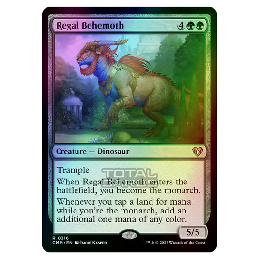 Magic The Gathering - Commander Masters - Regal Behemoth - 0316 (Foil)