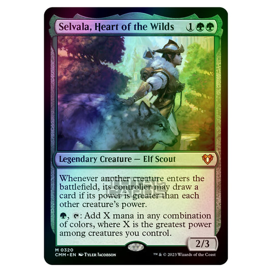 Magic The Gathering - Commander Masters - Selvala, Heart of the Wilds - 0320 (Foil)