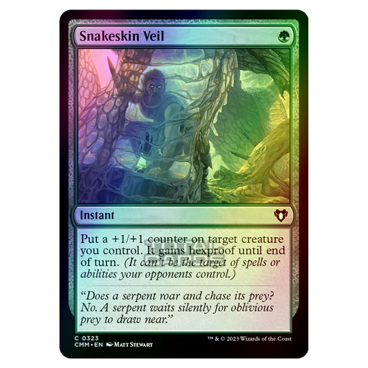 Magic The Gathering - Commander Masters - Snakeskin Veil - 0323 (Foil)