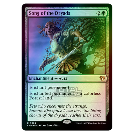 Magic The Gathering - Commander Masters - Song of the Dryads - 0324 (Foil)