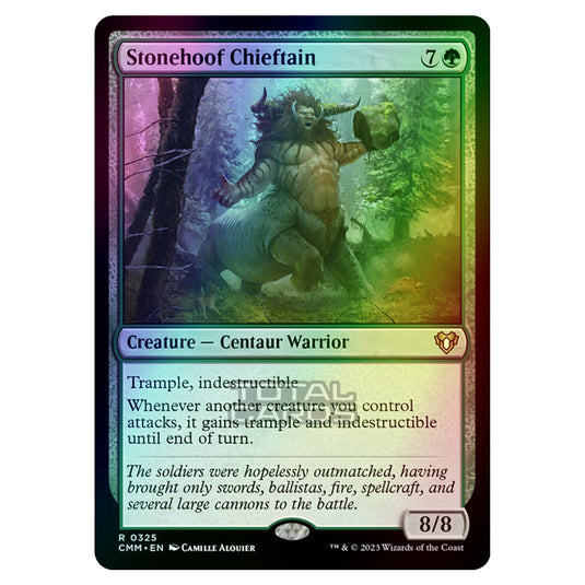 Magic The Gathering - Commander Masters - Stonehoof Chieftain - 0325 (Foil)