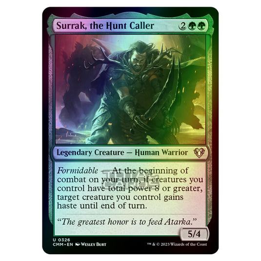 Magic The Gathering - Commander Masters - Surrak, the Hunt Caller - 0326 (Foil)