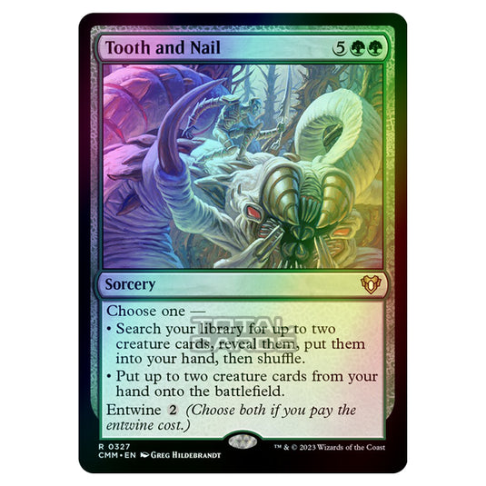 Magic The Gathering - Commander Masters - Tooth and Nail - 0327 (Foil)