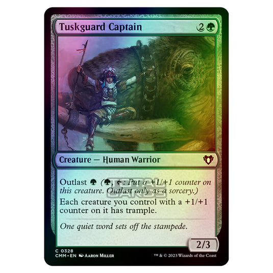 Magic The Gathering - Commander Masters - Tuskguard Captain - 0328 (Foil)