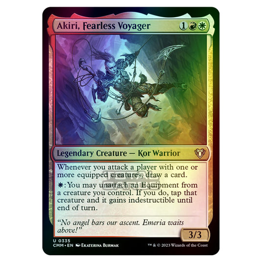 Magic The Gathering - Commander Masters - Akiri, Fearless Voyager - 0335 (Foil)