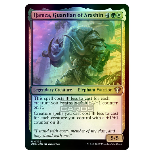 Magic The Gathering - Commander Masters - Hamza, Guardian of Arashin - 0339 (Foil)