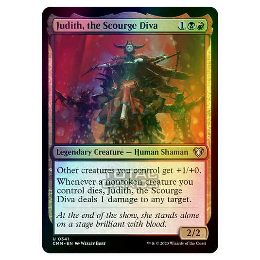 Magic The Gathering - Commander Masters - Judith, the Scourge Diva - 0341 (Foil)