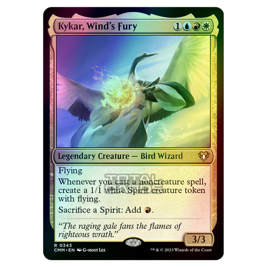 Magic The Gathering - Commander Masters - Kykar, Wind's Fury - 0343 (Foil)