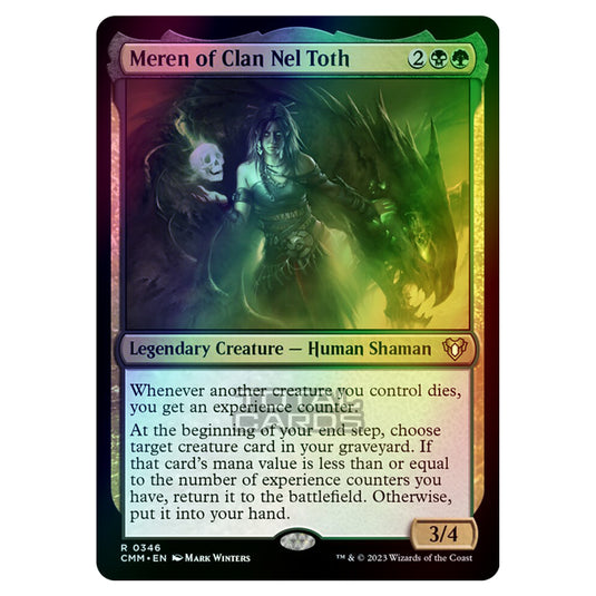 Magic The Gathering - Commander Masters - Meren of Clan Nel Toth - 0346 (Foil)