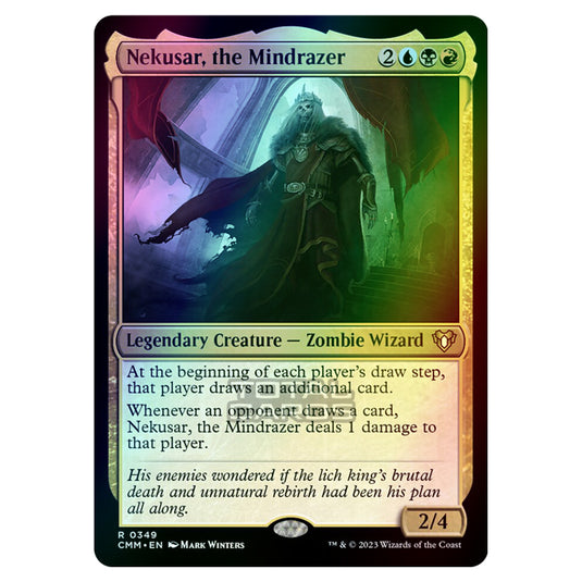 Magic The Gathering - Commander Masters - Nekusar, the Mindrazer - 0349 (Foil)