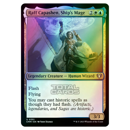 Magic The Gathering - Commander Masters - Raff Capashen, Ship's Mage - 0351 (Foil)