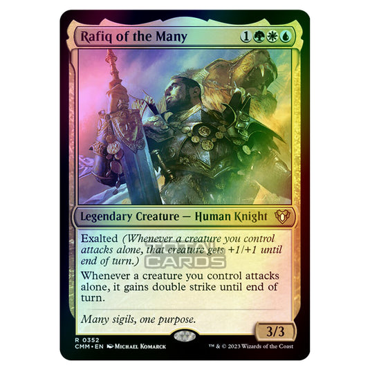 Magic The Gathering - Commander Masters - Rafiq of the Many - 0352 (Foil)