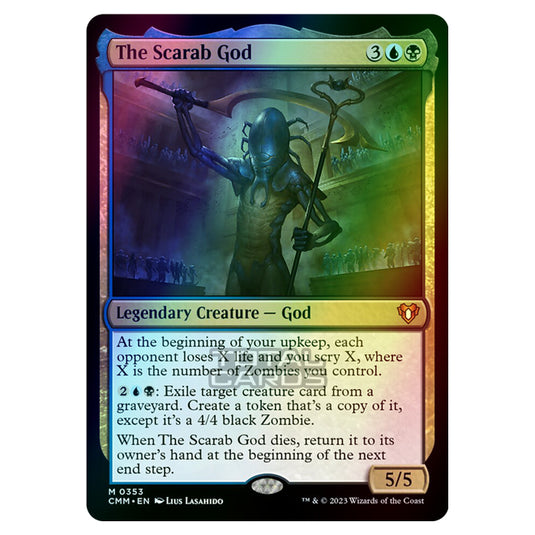 Magic The Gathering - Commander Masters - The Scarab God - 0353 (Foil)