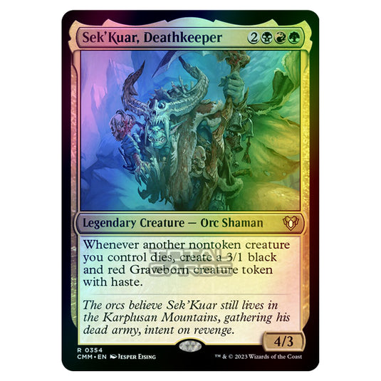 Magic The Gathering - Commander Masters - Sek'Kuar, Deathkeeper - 0354 (Foil)