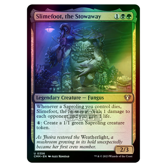 Magic The Gathering - Commander Masters - Slimefoot, the Stowaway - 0356 (Foil)