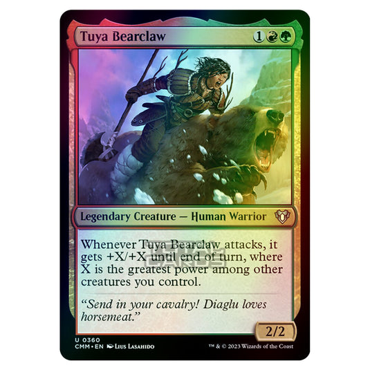 Magic The Gathering - Commander Masters - Tuya Bearclaw - 0360 (Foil)