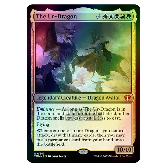 Magic The Gathering - Commander Masters - The Ur-Dragon - 0361 (Foil)