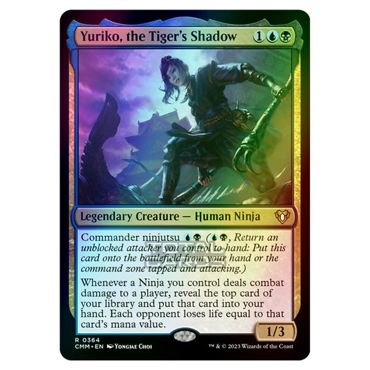 Magic The Gathering - Commander Masters - Yuriko, the Tiger's Shadow - 0364 (Foil)