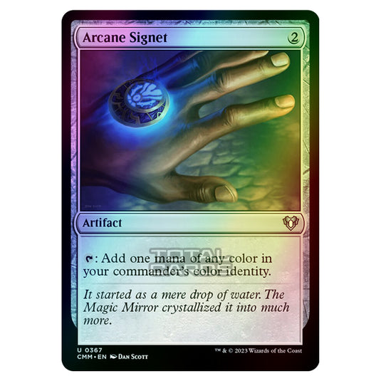 Magic The Gathering - Commander Masters - Arcane Signet - 0367 (Foil)