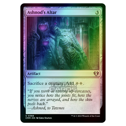 Magic The Gathering - Commander Masters - Ashnod's Altar - 0368 (Foil)