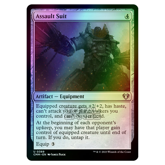 Magic The Gathering - Commander Masters - Assault Suit - 0369 (Foil)