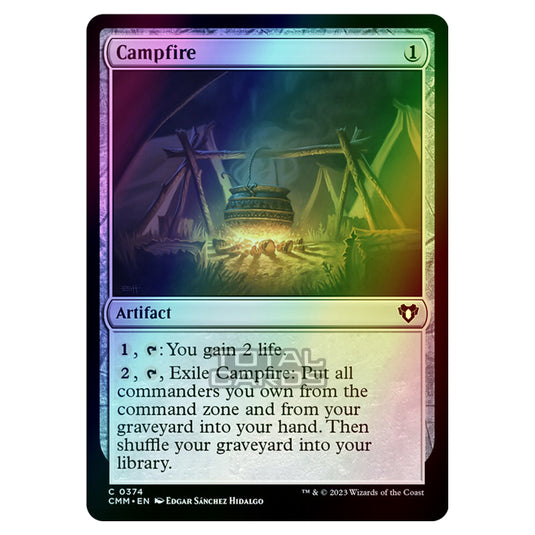 Magic The Gathering - Commander Masters - Campfire - 0374 (Foil)