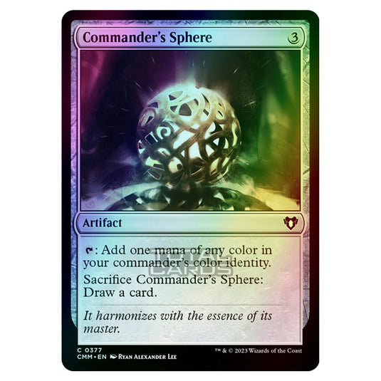 Magic The Gathering - Commander Masters - Commander's Sphere - 0377 (Foil)