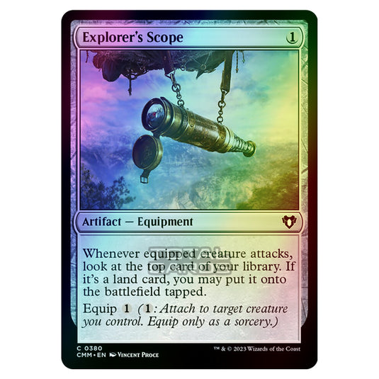 Magic The Gathering - Commander Masters - Explorer's Scope - 0380 (Foil)