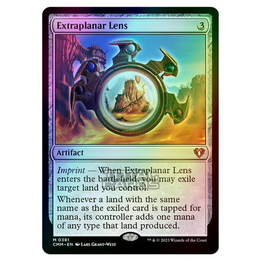 Magic The Gathering - Commander Masters - Extraplanar Lens - 0381 (Foil)