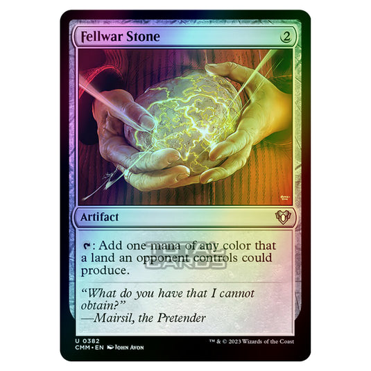 Magic The Gathering - Commander Masters - Fellwar Stone - 0382 (Foil)