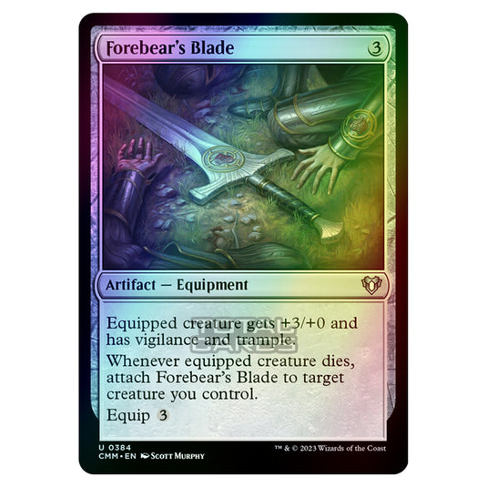 Magic The Gathering - Commander Masters - Forebear's Blade - 0384 (Foil)