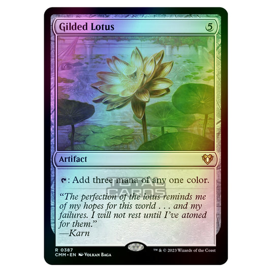 Magic The Gathering - Commander Masters - Gilded Lotus - 0387 (Foil)