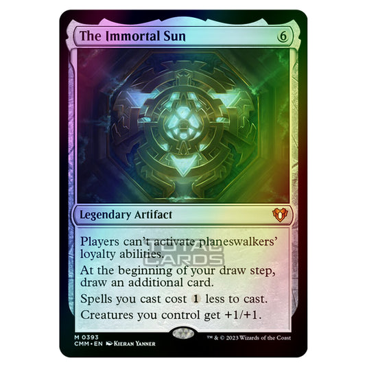 Magic The Gathering - Commander Masters - The Immortal Sun - 0393 (Foil)