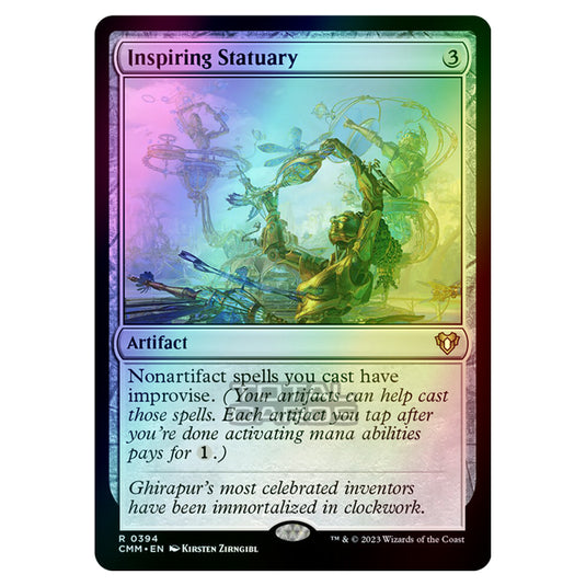 Magic The Gathering - Commander Masters - Inspiring Statuary - 0394 (Foil)