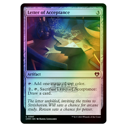 Magic The Gathering - Commander Masters - Letter of Acceptance - 0397 (Foil)