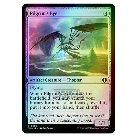 Magic The Gathering - Commander Masters - Pilgrim's Eye - 0402 (Foil)