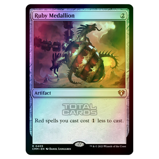 Magic The Gathering - Commander Masters - Ruby Medallion - 0405 (Foil)