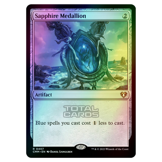 Magic The Gathering - Commander Masters - Sapphire Medallion - 0407 (Foil)