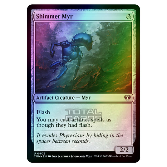 Magic The Gathering - Commander Masters - Shimmer Myr - 0409 (Foil)