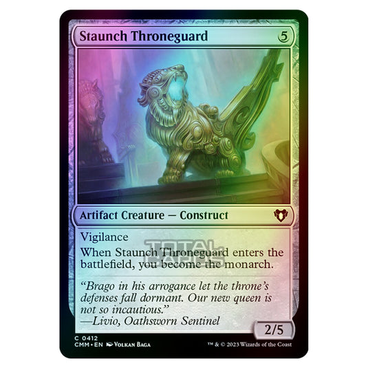 Magic The Gathering - Commander Masters - Staunch Throneguard - 0412 (Foil)